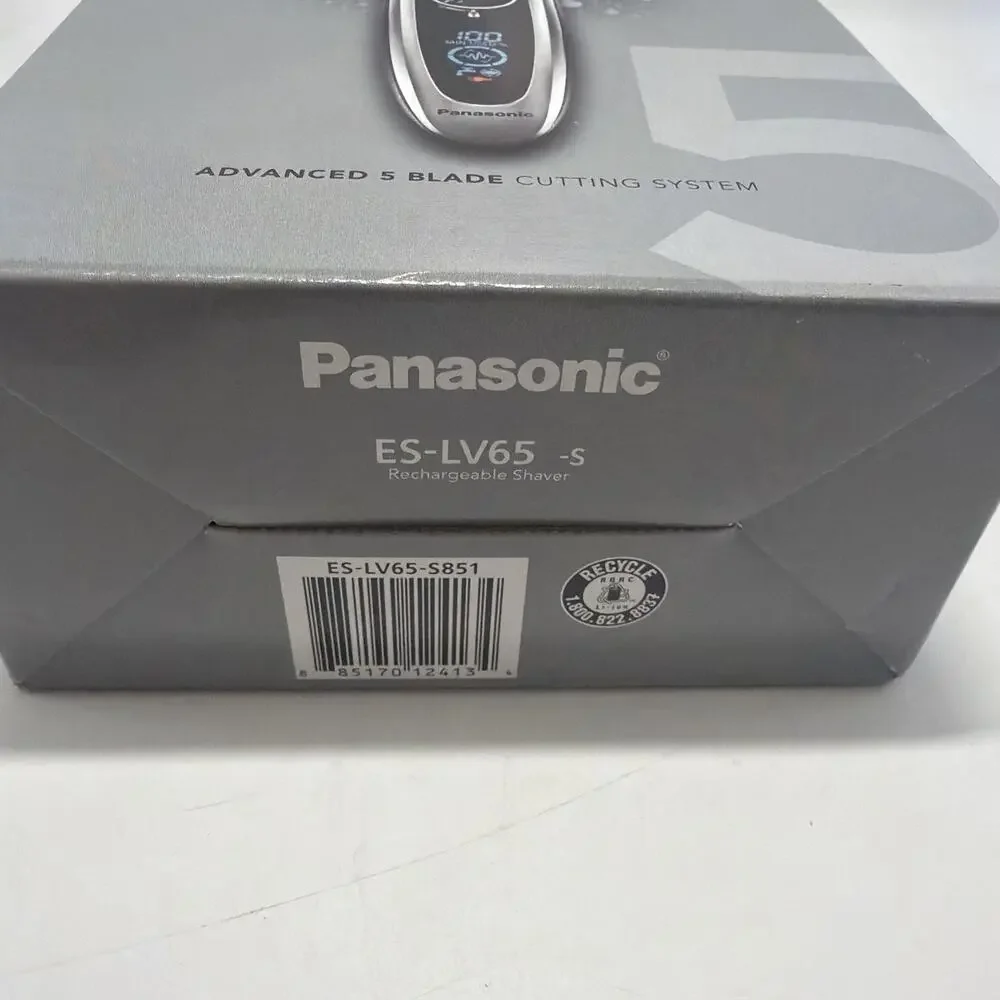 Panasonic LV65S Arc5 Men's 5-Blade Cordless Electric Razor with Shave Sensor
